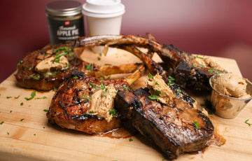 Pumpkin Spice Latte Butter Pork Tomahawks