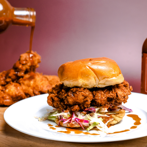 Nashville Hot Crispy Chicken Sandwich