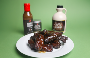 Buddy the Elf's Maple Bourbon Party Ribs