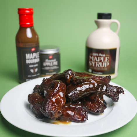 Buddy the Elf's Maple Bourbon Party Ribs