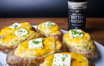 Butter Blizzard Twice Baked Potatoes