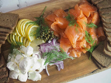 Bourbon Cured Salmon Gravlax