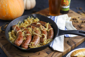 Pumpkin Spice Beer Bratwurst