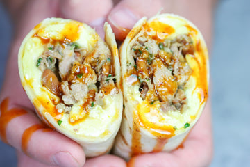 Pulled Pork Breakfast Burrito