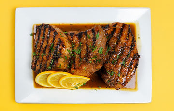 Bourbon Orange Pork Chops